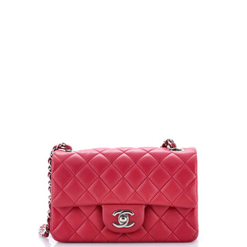 Chanel Classic Single Flap Bag Quilted Lambskin Mini