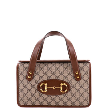 Gucci Horsebit 1955 Boston Bag GG Coated Canvas Small