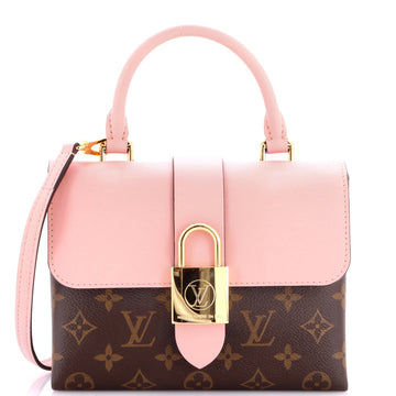 Louis Vuitton Locky Handbag Monogram Canvas with Leather BB