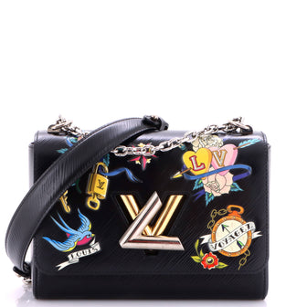 Louis Vuitton Twist Handbag Limited Edition Floral Print Epi Leather MM