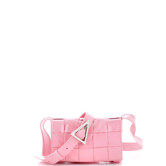 Bottega Veneta Cassette Crossbody Bag Maxi Intrecciato Leather Small