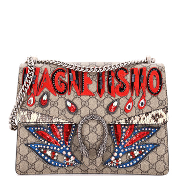 Gucci Dionysus Bag Embellished GG Coated Canvas with Python Medium