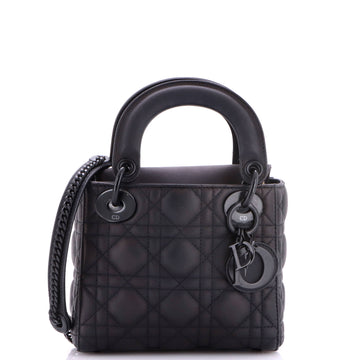 Christian Dior Ultra Matte Lady Dior Chain Bag Cannage Quilt Calfskin Mini