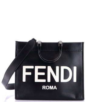 Fendi Sunshine Shopper Tote Leather Medium