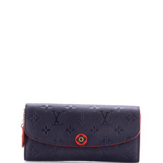 Louis Vuitton Emilie Wallet Limited Edition Blooming Flowers Monogram Empreinte Leather