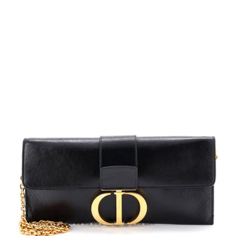 Christian Dior 30 Montaigne Clutch Leather