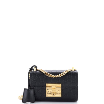 Gucci Padlock Shoulder Bag Guccissima Leather Small