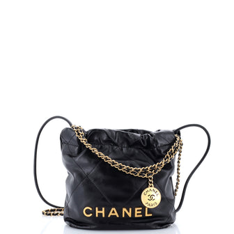 Chanel 22 Chain Hobo Quilted Calfskin Mini