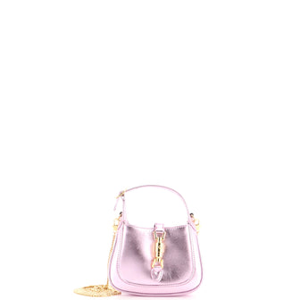 Gucci Jackie 1961 Chain Hobo Leather Super Mini