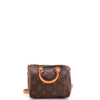Louis Vuitton Speedy Bandouliere Bag Monogram Canvas Nano