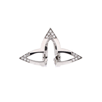 Louis Vuitton Ombre Blossom Ear Cuff Earring Earrings 18K White Gold and Diamonds