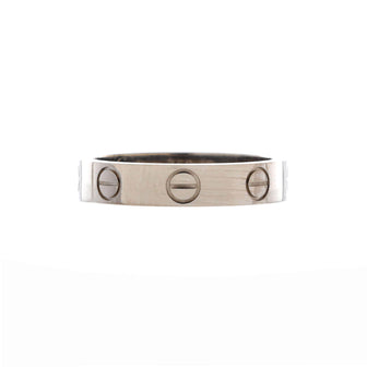 Cartier Love Wedding Band Ring 18K White Gold