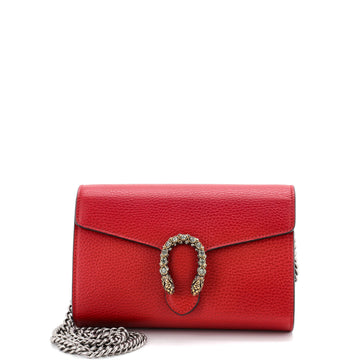 Gucci Dionysus Chain Wallet Leather with Embellished Detail Small