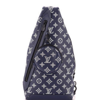 Louis Vuitton Duo Sling Bag Monogram Shadow Leather