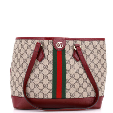 Gucci Ophidia Open Shopping Tote GG Coated Canvas Medium