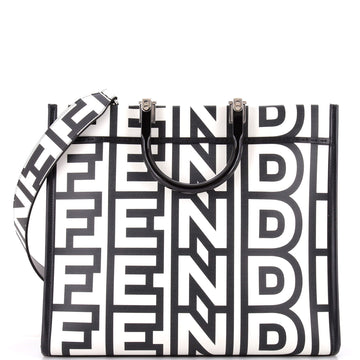 Fendi x Marc Jacobs Sunshine Shopper Tote Printed Leather Medium