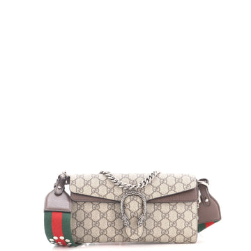 Gucci Dionysus East-West Flap Bag GG Coated Canvas Small