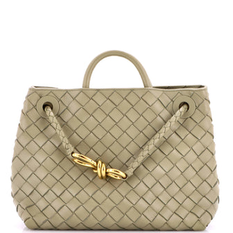 Bottega Veneta Andiamo Top Handle Bag Intrecciato Nappa Small