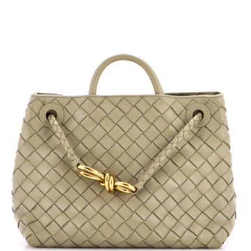 Bottega Veneta Andiamo Top Handle Bag Intrecciato Nappa Small