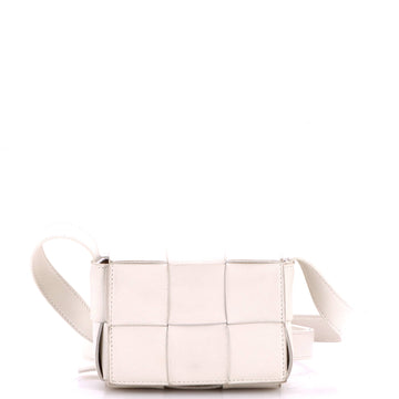 Bottega Veneta Cassette Crossbody Bag Maxi Intrecciato Leather Candy