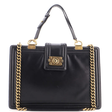 Chanel Boy Tote Glazed Calfskin Large