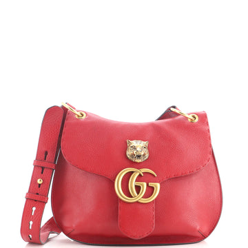 Gucci GG Marmont Animalier Shoulder Bag Leather Medium