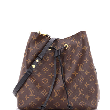Louis Vuitton NeoNoe Handbag Monogram Canvas with Leather MM