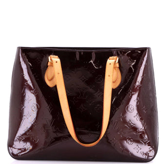 Louis Vuitton Brentwood Handbag Monogram Vernis