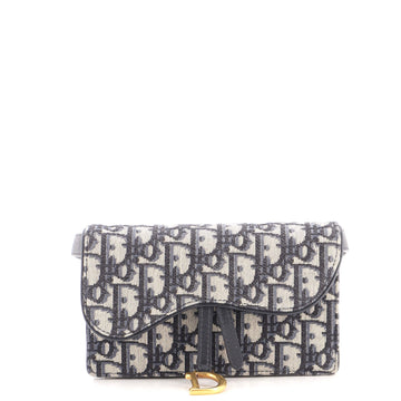Christian Dior Saddle Rectangular Belt Bag Oblique Canvas