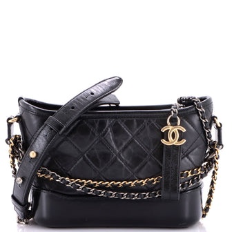 Chanel Gabrielle Hobo Quilted Aged Calfskin Small