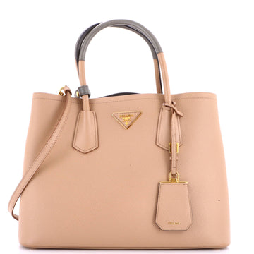 Prada Cuir Double Tote Saffiano Leather Medium