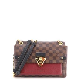 Louis Vuitton Vavin Handbag Damier with Leather PM