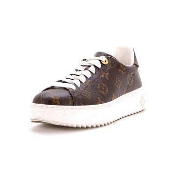 Louis Vuitton Women's Time Out Sneakers Monogram Canvas