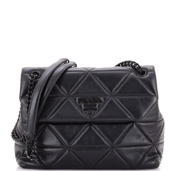 Prada Spectrum Flap Bag Quilted Nappa Leather Large