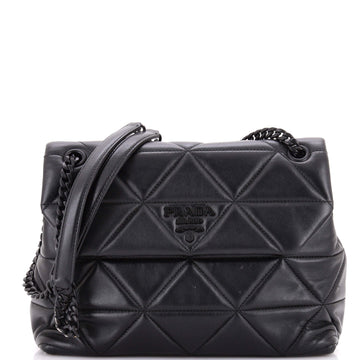 Prada Spectrum Flap Bag Quilted Nappa Leather Large
