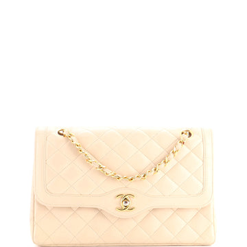 Chanel Vintage Classic Double Flap Bag Quilted Lambskin Medium