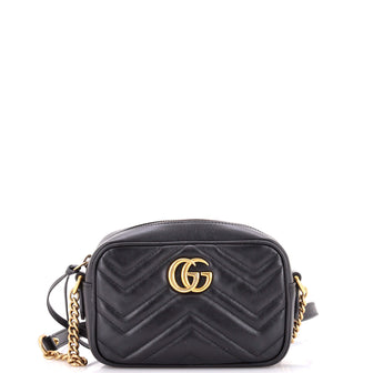 Gucci GG Marmont Shoulder Bag Matelasse Leather Mini