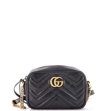 Gucci GG Marmont Shoulder Bag Matelasse Leather Mini