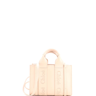 Chloe Woody Convertible Tote Leather Mini