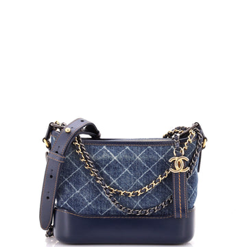 Chanel Gabrielle Hobo Printed Denim and Leather Small