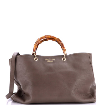 Gucci Bamboo Shopper Tote Leather Large