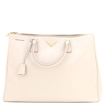 Prada Double Zip Lux Tote Saffiano Leather XL