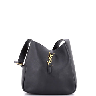 Saint Laurent Le 5 a 7 Supple Hobo Leather Small