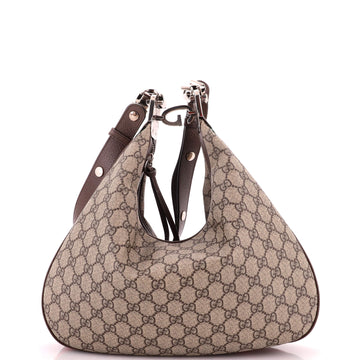 Gucci Attache Shoulder Bag GG Coated Canvas Medium