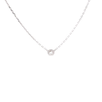 Cartier Cartier D'Amour Pendant Necklace 18K White Gold and Diamond XS