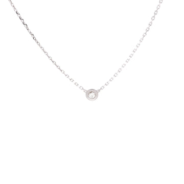 Cartier Cartier D'Amour Pendant Necklace 18K White Gold and Diamond XS