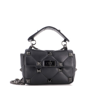 Valentino Garavani Roman Stud Flap Bag Quilted Leather Medium