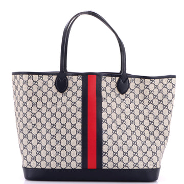 Gucci Ophidia Open Shopping Tote GG Coated Canvas Large