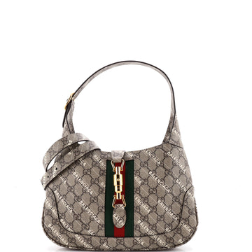 Gucci x Balenciaga The Hacker Project Jackie 1961 Hobo GG Coated Canvas Small