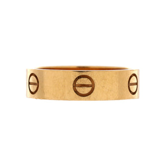 Cartier Love Band Ring 18K Yellow Gold